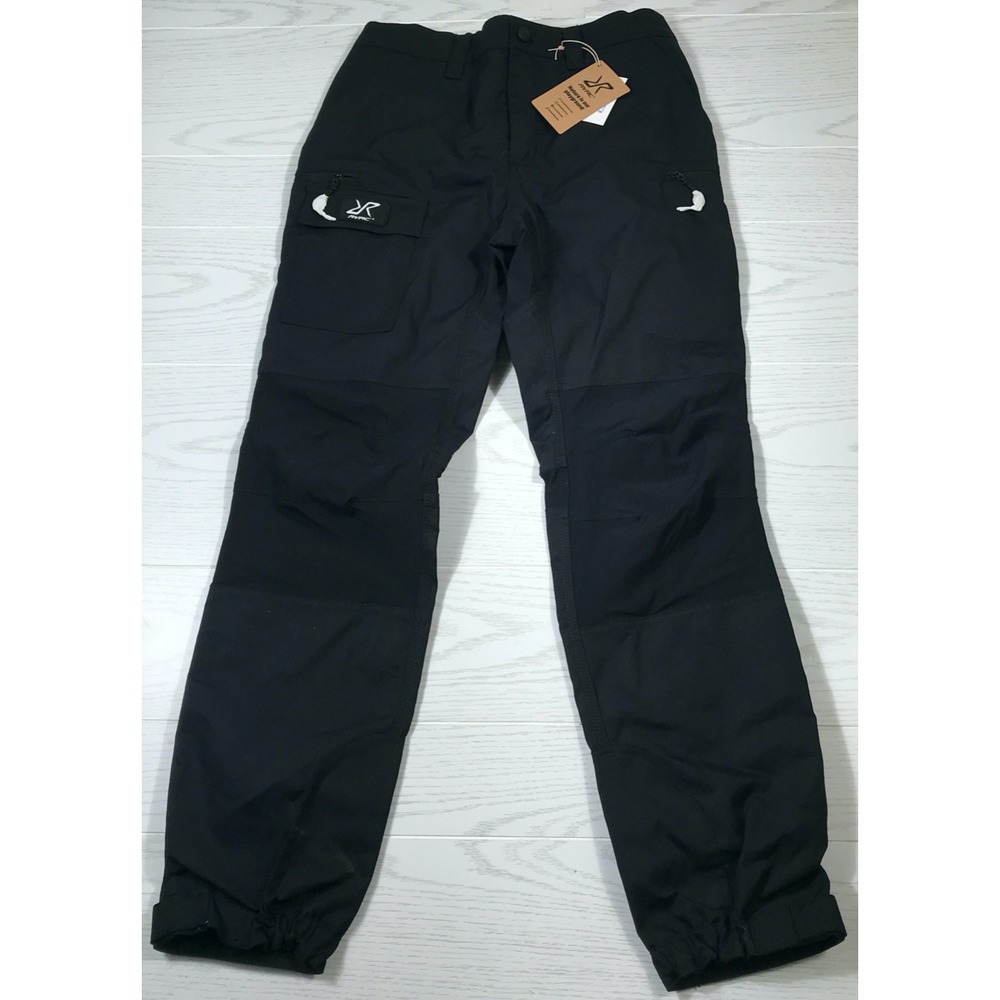 Revolution Race RVRC Norwand Pants Women XL Black Cargo Water Repellent Hike New